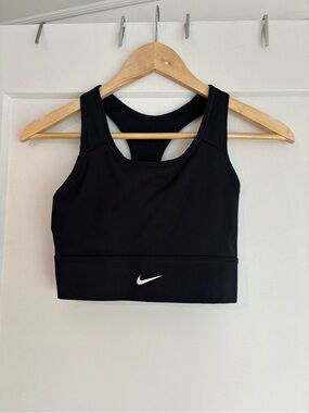 Nike Drifit Racerback Sports Bra in Black